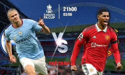 Chung kết FA Cup > Manchester City - Manchester United (21 giờ ngày 3/6): Danh hiệu thứ hai cho "nửa xanh"