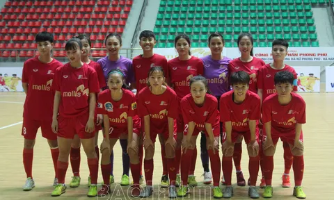 Vòng 2 giải Futsal nữ vô địch quốc gia 2023: Phong Phú Hà Nam vươn lên dẫn đầu