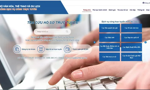 Nâng cao chất lượng và hiệu quả cung cấp dịch vụ công trực tuyến của Bộ VHTTDL năm 2023