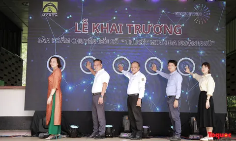 Khai trương sản phẩm thuyết minh đa ngôn ngữ tại Mỹ Sơn