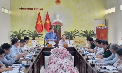 Thứ trưởng Tạ Quang Đông làm việc tại Ninh Thuận và Bình Thuận về công tác phòng, chống thiên tai