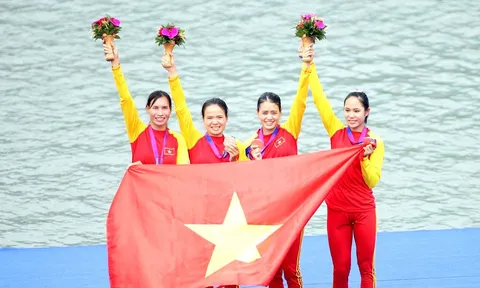 Môn Rowing: Việt Nam giành thêm 2 huy chương đồng, khép lại ASIAD 19 với 3 huy chương đồng