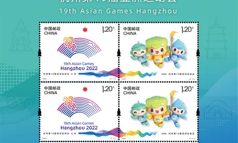 Phát hành tem kỷ niệm ASIAD 19