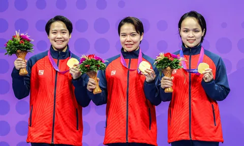 Đội tuyển Karate mang về tấm huy chương vàng thứ ba cho đoàn Thể thao Việt Nam tại ASIAD 19