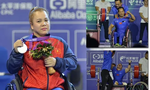 ASIAN Para Games 4: Cử tạ kết thúc với thành tích 1 huy chương bạc, 2 huy chương đồng