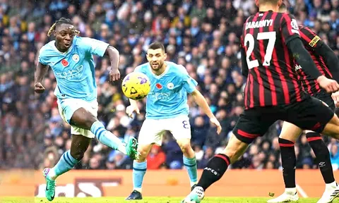 Vòng 11 Premier League: Nhấn chìm đối thủ, Man City chiếm vị trí số 1 Premier League