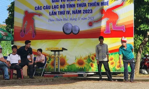Khai mạc giải vô địch Bi sắt các câu lạc bộ tỉnh Thừa Thiên Huế năm 2023