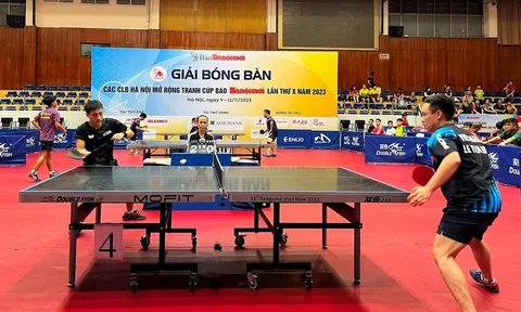Giải Bóng bàn tranh Cúp Báo Hànộimới lần thứ X: Sức nóng từ các tuyển thủ quốc gia