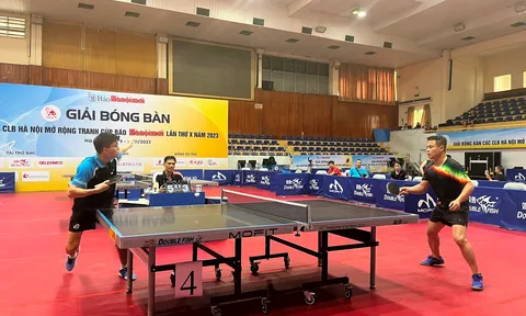 Giải Bóng bàn tranh Cúp Báo Hànộimới năm 2023: Vũ Mạnh Huy vô địch đơn nam nâng cao