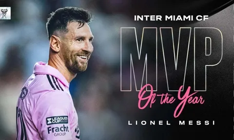 Giải thưởng đặc biệt mà Messi nhận được 4 tháng sau khi đến giải Bóng đá nhà nghề Mỹ