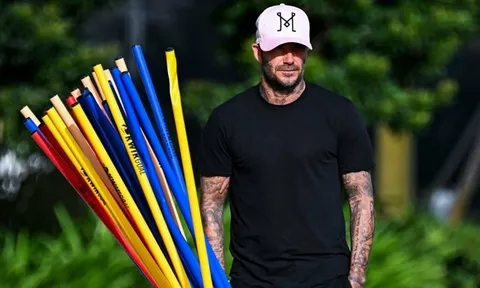 Beckham mỗi ngày đều đến sân tập từ sáng sớm chỉ để được xem Messi tập luyện