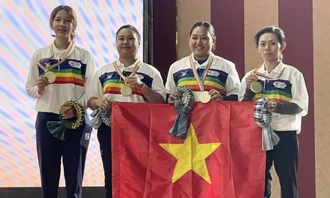 Giải vô địch Bi sắt thế giới 2023: Việt Nam giành huy chương vàng nội dung bộ ba
