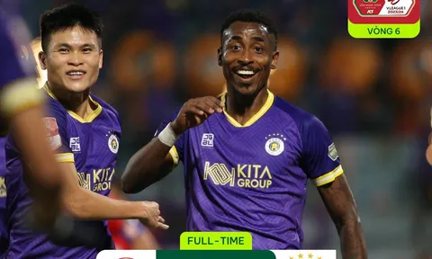 Vòng 6 V.League 2023-2024: Hà Nội FC lên nhóm nửa trên Bảng xếp hạng, Sông Lam Nghệ An thắng trận đầu