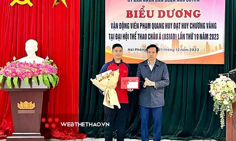 Phạm Quang Huy tiếp tục được tôn vinh và khen thưởng