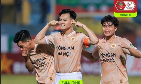 Vòng 8 V.League 2023-2024: Công an Hà Nội thắng trong ngày không có thầy Gong