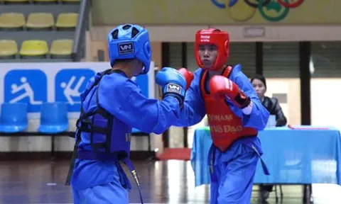 Hội khỏe Phù Đổng thành phố Hà Nội: Mãn nhãn với những màn tranh tài môn Vovinam của học sinh