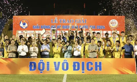 Hà Nội vô địch giải Bóng đá U19 quốc gia 2024
