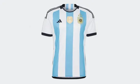 Argentina ra mắt áo đấu tôn vinh danh hiệu vô địch World Cup 2022