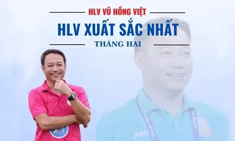 Nam Định đoạt hat-trick giải thưởng tháng 2 tại V.League 2023-2024