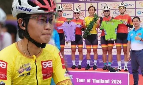 Nguyễn Thị Thật thắng chặng 2 giải đua Xe đạp Tour of Thailand 2024