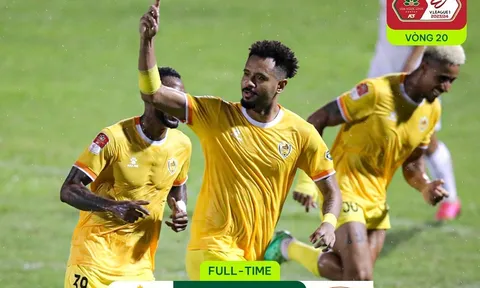 Vòng 20 V.League 2023-2024: Các đội chủ nhà cùng thắng với tỷ số 2-1