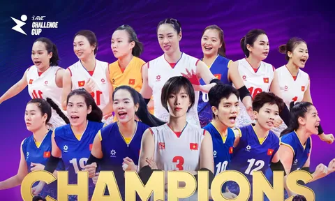 Tuyển nữ Việt Nam bảo vệ thành công chức vô địch Cúp Bóng chuyền AVC Challenge Cup 2024