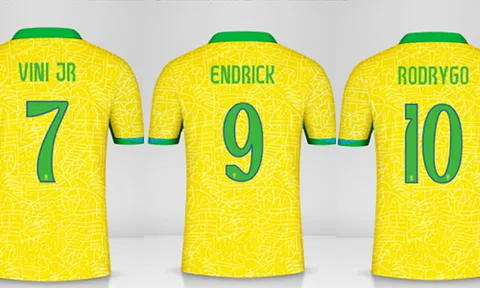 Brazil công bố số áo của 26 cầu thủ dự COPA America