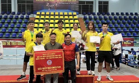 Giải vô địch Kickboxing khu vực miền Trung - Tây Nguyên năm 2024: Đắk Nông và Bình Định dẫn đầu 2 nội dung nam, nữ