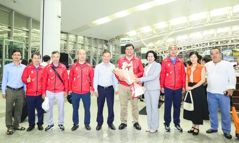 Đoàn Thể thao Việt Nam lên đường dự Olympic Paris 2024: Lá cờ Tổ quốc luôn trong tim mỗi vận động viên
