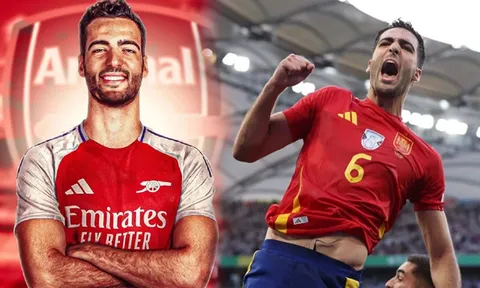 Arsenal tiến gần chữ ký của nhà vô địch EURO 2024