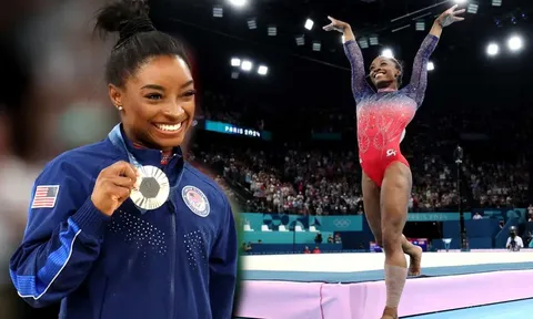 Simone Biles kết thúc Olympic với huy chương bạc 