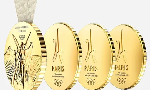 Huy chương vàng Olympic 2024 có giá trị cao kỷ lục