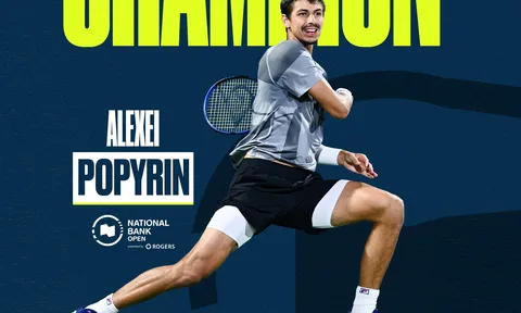 Alexei Popyrin bất ngờ vô địch tại Montreal