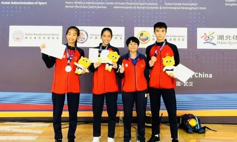 Trại hè Karate trẻ châu Á 2024: Võ sỹ Trần Thị Cẩm Tú giành huy chương vàng