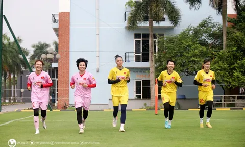 Đội tuyển nữ Việt Nam khởi động cho chuyến tập huấn tại Cộng hòa Séc