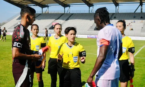 Trọng tài nữ Việt Nam đầu tiên điều hành tại Vòng loại AFC U20 ASIAN Cup 2025