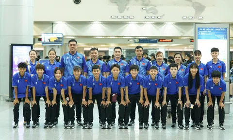 Đội tuyển futsal nữ Việt Nam lên đường tham dự giải giao hữu NSDF Women’s Futsal Championship 2024