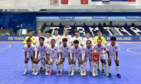 Đội tuyển futsal nữ Việt Nam ngược dòng thắng Đài Bắc Trung Hoa 4-2