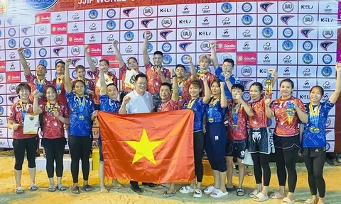 Giải World Cup bãi biển thế giới 2024: Ju-jitsu Việt Nam giành 22 huy chương vàng