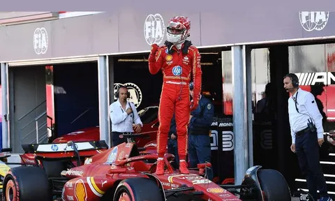 Công thức 1: Leclerc chiến thắng chặng Grand Prix Mỹ