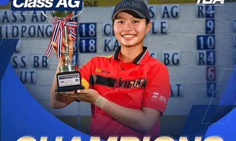 Singha Thailand Junior World Golf Championships 2024: Lê Chúc An giành ngôi vô địch bảng A