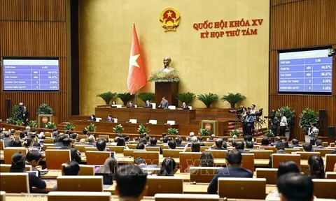 Thông qua Nghị quyết Kỳ họp thứ 8, Quốc hội khóa XV