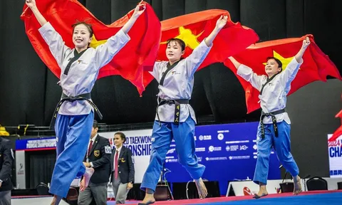 Võ sĩ Châu Tuyết Vân giành huy chương vàng thứ hai tại giải vô địch Quyền Taekwondo thế giới 2024