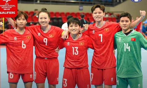 Tuyển futsal nữ Việt Nam khởi đầu ấn tượng tại vòng loại Futsal nữ châu Á 2025