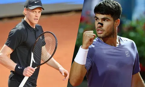 Sinner so tài cùng Alcaraz ở chung kết Rome Masters