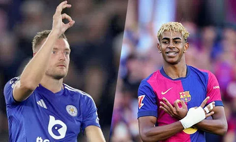 Jamie Vardy và Lamine Yamal cùng thiết lập những kỷ lục ấn tượng