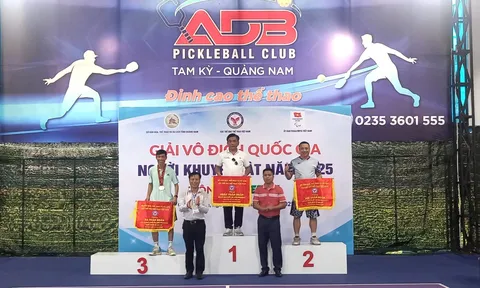 Giải vô địch quốc gia các môn Cầu lông, Bóng bàn, Cử tạ, Pickleball người khuyết tật năm 2025: TP.HCM giành giải nhất toàn đoàn môn Pickleball