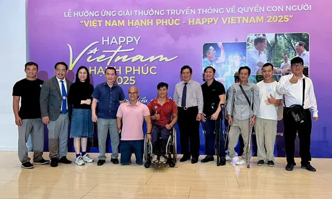 Đoàn Thể thao người khuyết tật TP.HCM truyền cảm hứng hạnh phúc tại “Happy Vietnam 2025”
