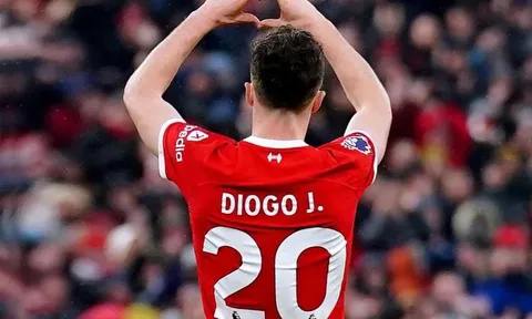 Liverpool treo vĩnh viễn áo số 20 để tưởng nhớ Diogo Jota