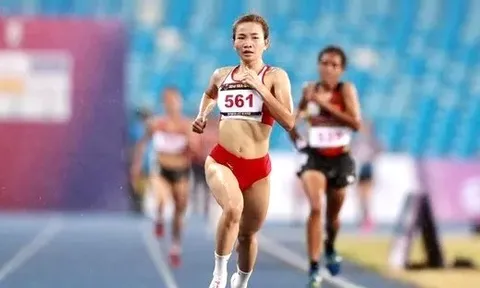 Nguyễn Thị Oanh giành huy chương vàng đầu tiên tại Giải Điền kinh vô địch quốc gia 2025